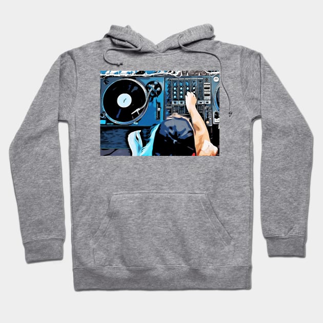 DJ music set #dj Hoodie by JBJart